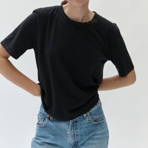 Jungmaven Silverlake Cropped Tee Black M - Picture 3 of 8